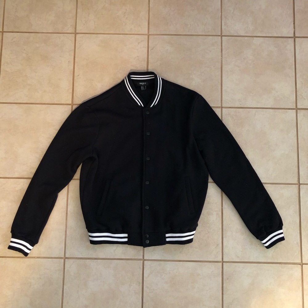 MENS Black button down jacket